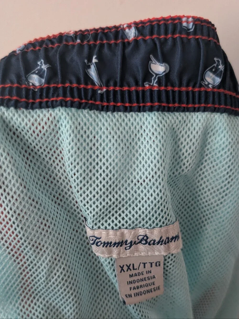 Tommy Bahama Men's Red Swim Trunks‎ Size XXL